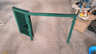 Persiana Mallorquina Lama Fija Verde