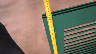 Persiana Mallorquina Lama Fija Verde