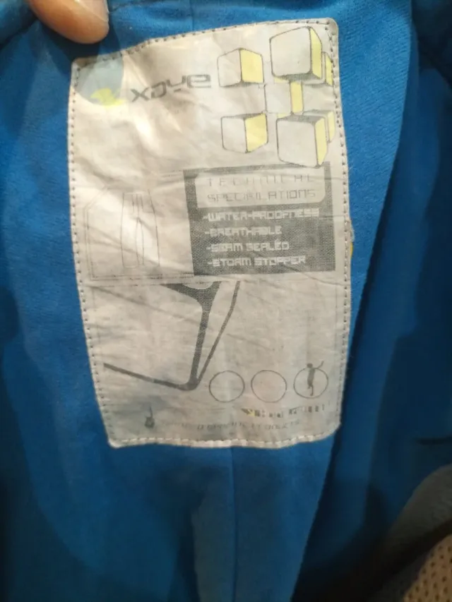 Pantalones de esquí Xoye grises y azules