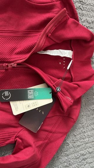 Yoga Top Entrenamiento Rojo Talla M licra