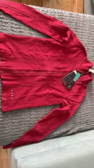 Yoga Top Entrenamiento Rojo Talla M licra