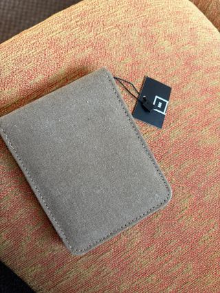 Cartera Misako Bicolor Piel y Lona