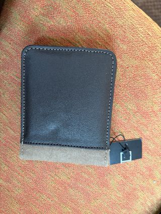 Cartera Misako Bicolor Piel y Lona