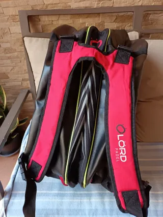 Mochila Pádel LÖRD Negra y Amarilla
