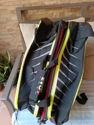 Mochila Pádel LÖRD Negra y Amarilla