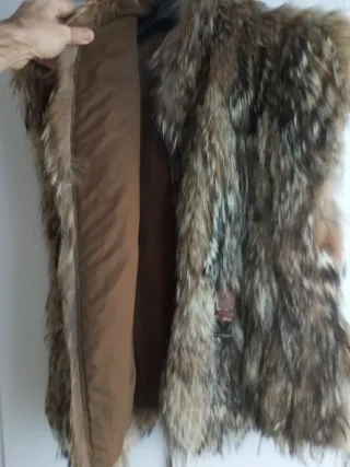 Chaleco de piel auténtica