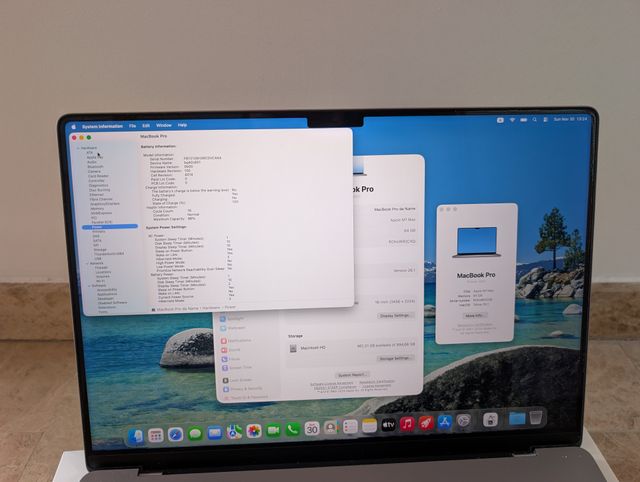 MacBook Pro M1 Max, 64GB RAM, 1TB SSD, 16 Pulgadas