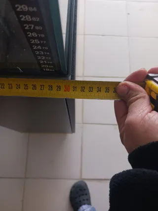 Acuario 80x30x42cm con mueble