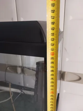 Acuario 80x30x42cm con mueble