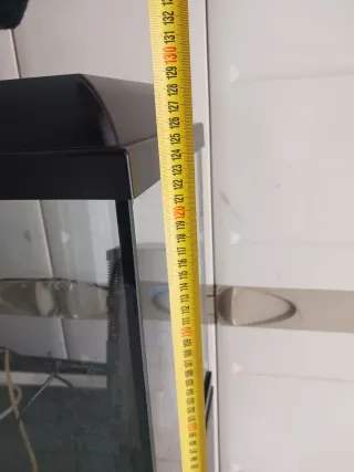 Acuario 80x30x42cm con mueble