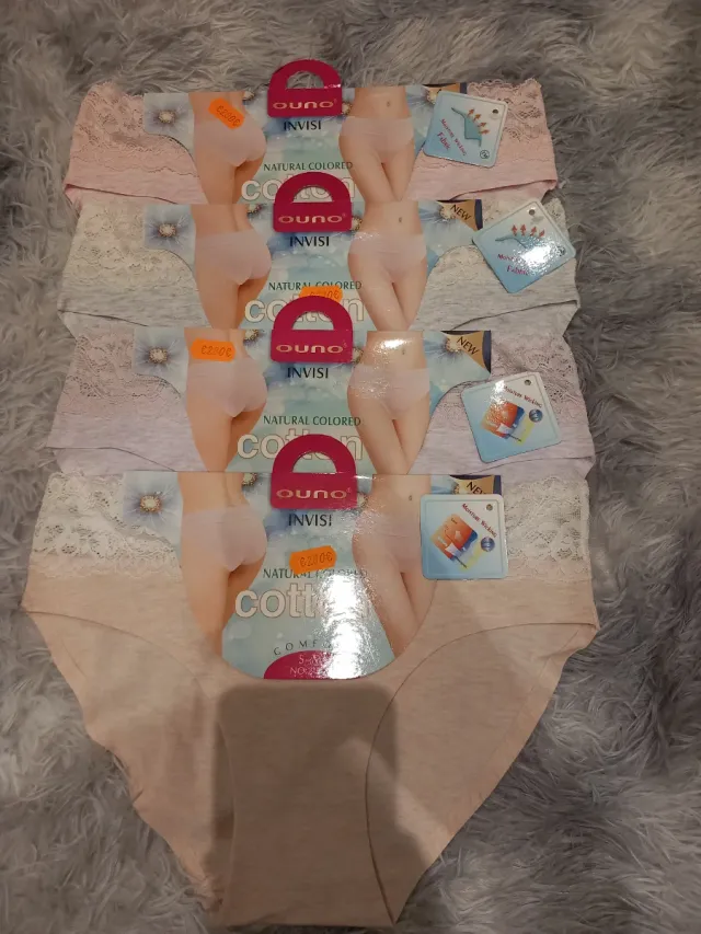 Lote 3 braguitas Ouno Invisi Talla S/M