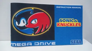 Manuale di sostituzione Sonic & Knuckles Mega Drive