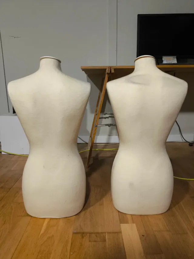 2 Maniquíes Costura Taylors N.Y Beige