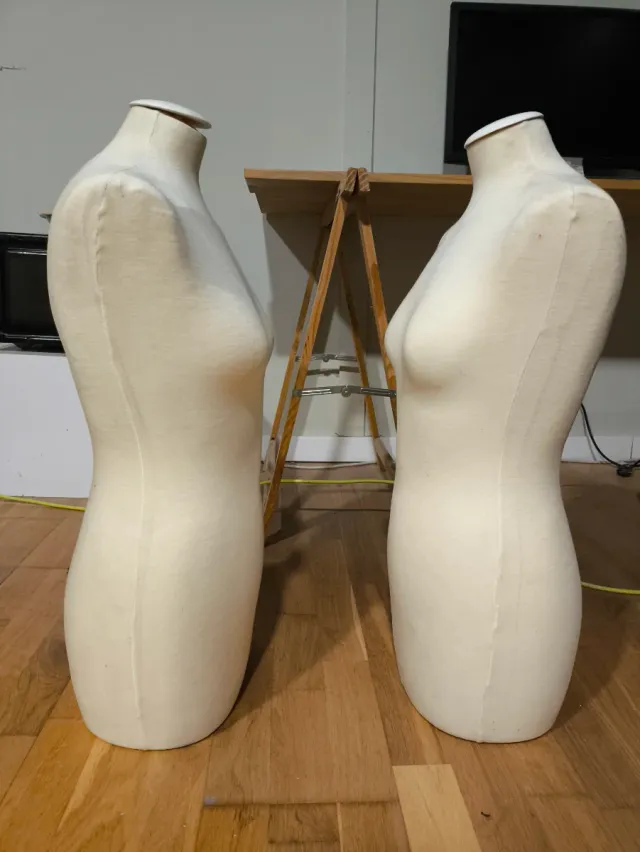 2 Maniquíes Costura Taylors N.Y Beige