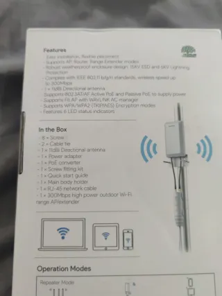 WAVLINK 300M Outdoor Access Point IP67