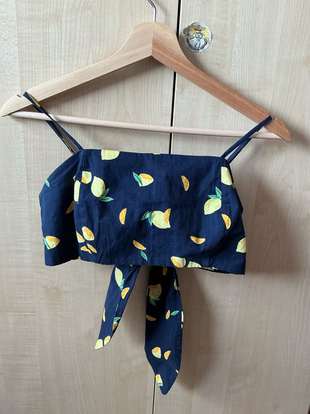 Top estampado limones talla S