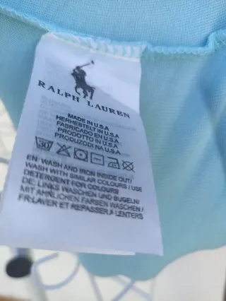 Polo Ralph Lauren Camiseta Manga Larga Oso Azul