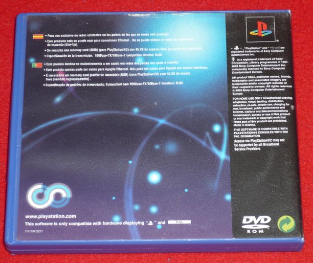 Disco Acceso Red PS2 Sony