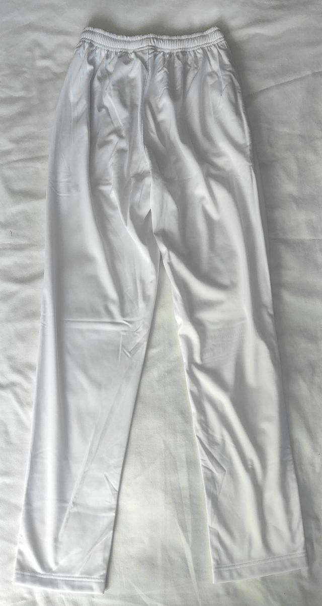 Pantalón chándal blanco acetato