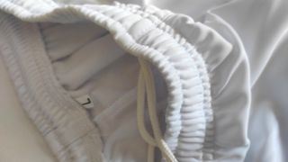 Pantalón chándal blanco acetato