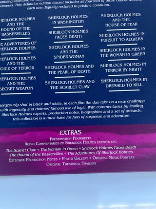 Sherlock Holmes: The Definitive Collection, 7 DVD