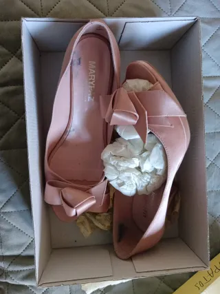 Zapatos de Salmón Marypaz Talla 38
