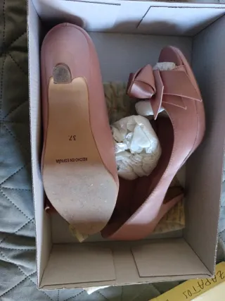 Zapatos de Salmón Marypaz Talla 38