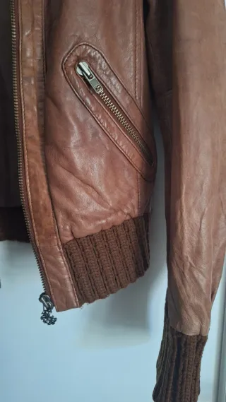 Cazadora Maison Scotch vintage marrón