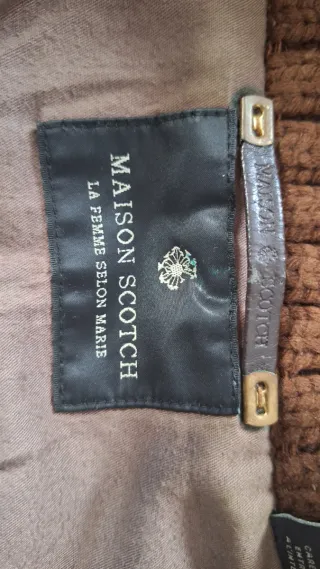 Cazadora Maison Scotch vintage marrón
