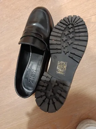 Mocasines Zign Talla 42 Negros