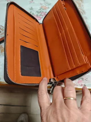 Monedero Baellerry Piel Marrón