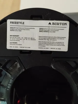 Fijaciones Burton Freestyle