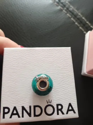 Pandora Charm Cristal Murano Verde