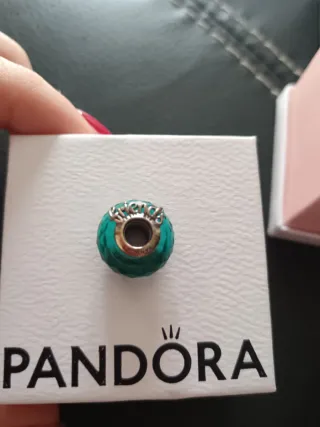Pandora Charm Cristal Murano Verde