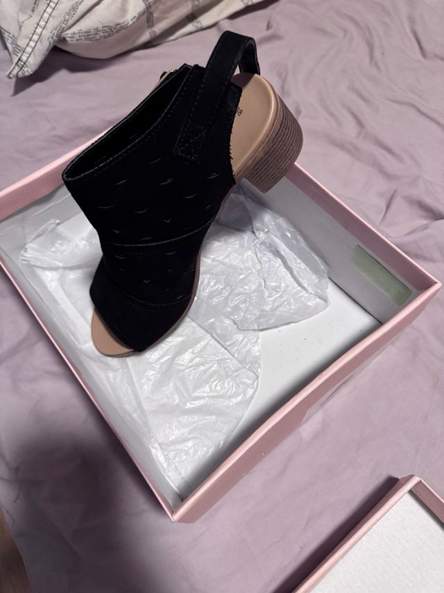 Sandalias mujer tacón negras y marrones