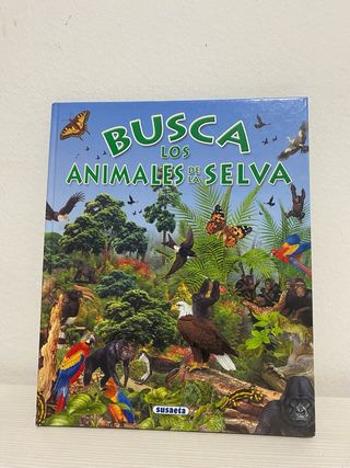 Libro Busca los animales de la selva NUEVO