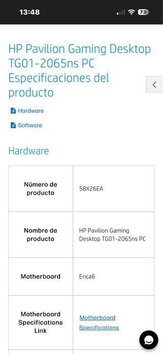 PC Gaming HP Pavilion TG01-2065ns - Ryzen 5 5600G