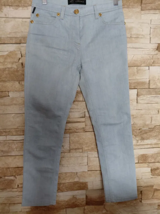 Pantalón Vaquero Versace Azul Claro