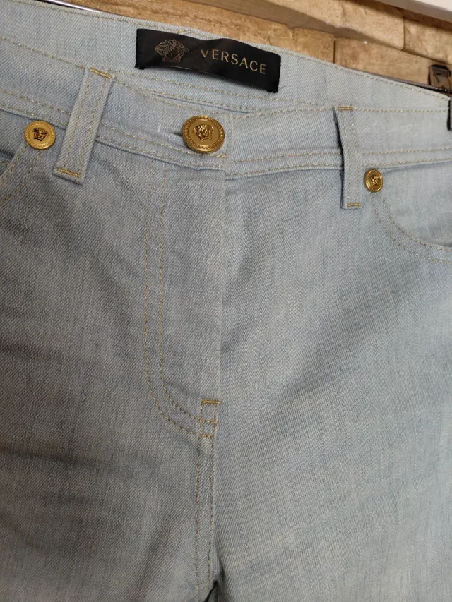 Pantalón Vaquero Versace Azul Claro