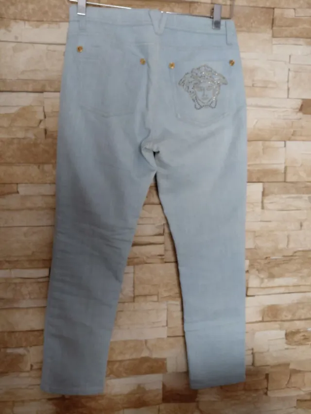 Pantalón Vaquero Versace Azul Claro
