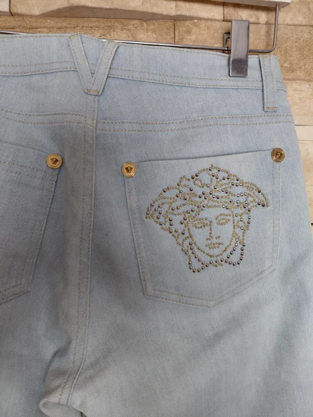 Pantalón Vaquero Versace Azul Claro