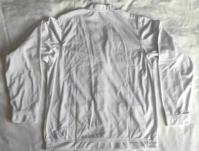 Chaqueta blanca acetato con botones