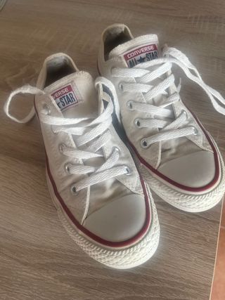 Converse All Star Blancas Talla 35