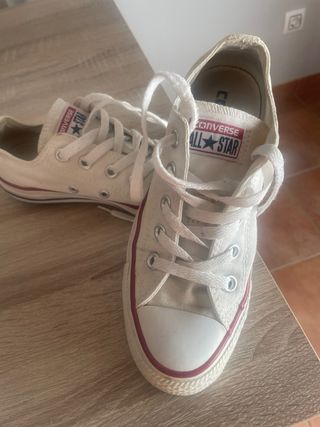 Converse All Star Blancas Talla 35