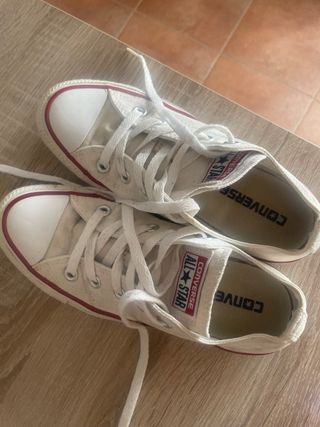 Converse All Star Blancas Talla 35
