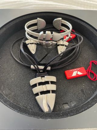 Conjunto Viceroy Acero Pulsera, Pendientes Collar