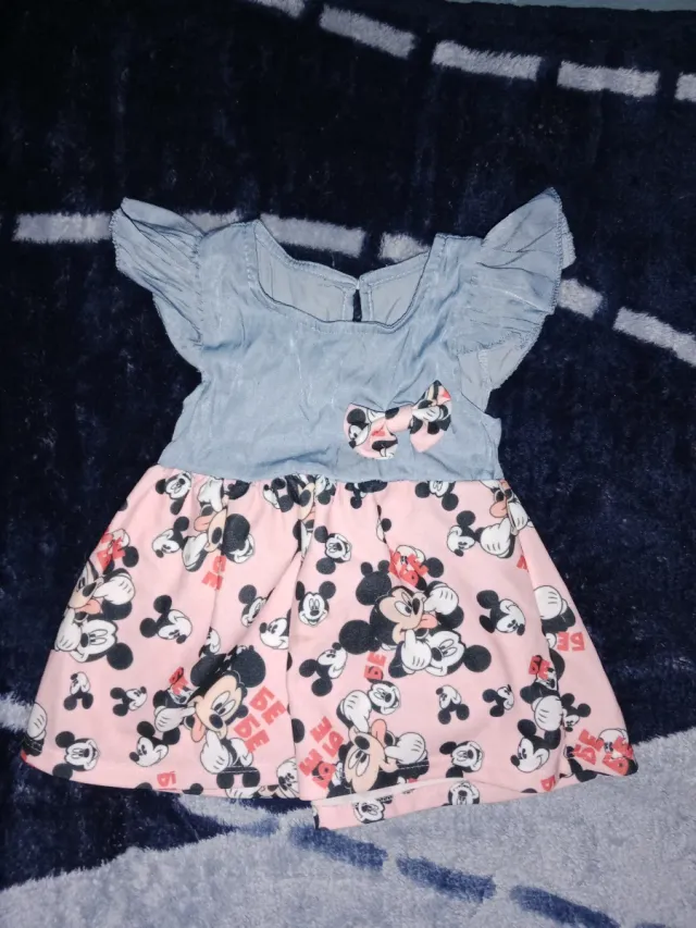 Vestido Minnie Mouse azul