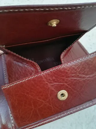 Portafoglio ConteMax Dallas Vera Pelle Marrone/Ros