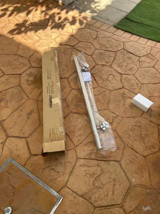 Pasamanos de acero inoxidable Relaxdays 1000mm