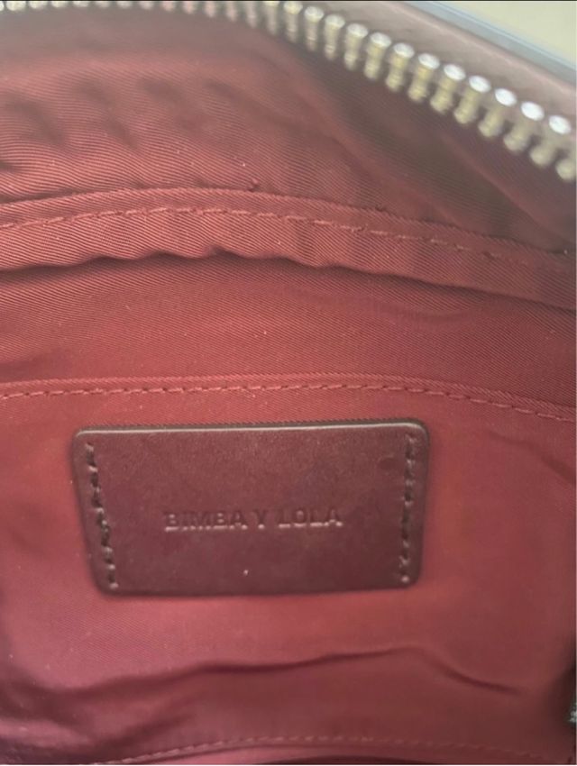 Bolso Bimba y Lola rayas marrón y amarillo